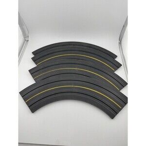 LOT of 4 Lionel 5405 9" radius 90* curve section Lionel HO scale slot car track